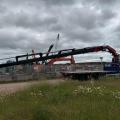 DAF CF 450 8X2 FLAT CRANE