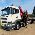SCANIA R410 8X2 FLAT 66 TON CRANE