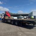 DAF CF 450 8 WHEEL CHEESEWEDGE CRANE