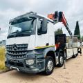 MERCEDES-BENZ AROCS 3243 8X2 DROPSIDE CRANE