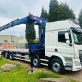 DAF CF 460 8X2 FLAT CRANE