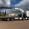 DAF CF 460 8X2 FLAT CRANE D/BAR