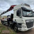 DAF CF 450 8X2 FLAT CRANE