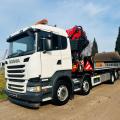 SCANIA R410 8X2 FLAT 66 TON CRANE