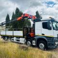 MERCEDES-BENZ AROCS 3243 8X2 DROPSIDE CRANE