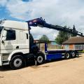 DAF CF 460 8X2 FLAT CRANE