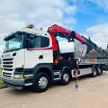 SCANIA R410 8X2 FLAT 82 TON CRANE