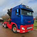 DAF XF 510 FTS 6X2 UNIT C/W CRANE
