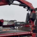 SCANIA R450 8X2 FLAT DRAWBAR CRANE