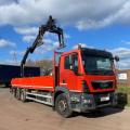 MAN TGM 26.340 6X2 DROPSIDE CRANE