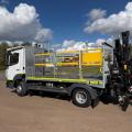 MERCEDES-BENZ ATEGO 816 POLE CARRIER CRANE
