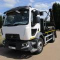 RENAULT D250 18 TON HYVA SKIP LOADER