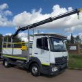 MERCEDES-BENZ ATEGO 816 POLE CARRIER CRANE