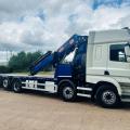 DAF CF 460 8X2 FLAT CRANE