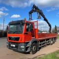 MAN TGM 26.340 6X2 DROPSIDE CRANE