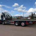 DAF CF 460 8X2 FLAT CRANE D/BAR