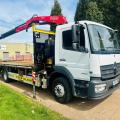 MERCEDES-BENZ ATEGO 1323 13.5 TON FLAT CRANE