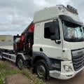 DAF CF 450 8X2 FLAT CRANE