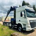 DAF CF 460 8X2 FLAT CRANE