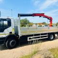 IVECO EUROCARGO 180E25 DROPSIDE CRANE