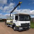 MERCEDES-BENZ ATEGO 816 POLE CARRIER CRANE