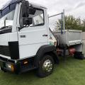 MERCEDES 814 7.5 TON TIPPER CRANE