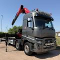 RENAULT C460 8X2 FLAT CRANE