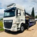 DAF CF 460 8X2 FLAT CRANE