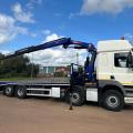 DAF CF 460 8X2 CHEESEWEDGE CRANE
