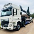 DAF CF 460 8X2 FLAT CRANE
