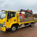 ISUZU F110 210 11 TON DROPSIDE CRANE