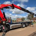 SCANIA G440 8X2 FLAT FASSI CRANE D/BAR