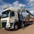 DAF CF 460 8X2 FLAT CRANE D/BAR