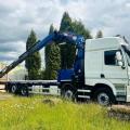 DAF CF 460 8X2 FLAT CRANE