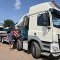 DAF CF 460 8X2 FLAT CRANE D/BAR