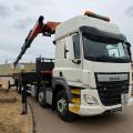 DAF CF 410 8X4 DROPSIDE CRANE