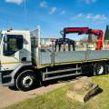 DAF LF 260 18 TON DROPSIDE CRANE