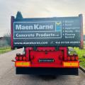 DAF XF 510 6X2 DROPSIDE CRANE D/BAR