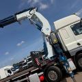 DAF CF 460 8X2 FLAT CRANE D/BAR