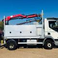 DAF LF 150 POLE ERECTOR CRANE