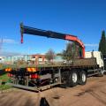 DAF 85 CF 380 6X2 FLAT CRANE