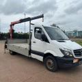 MERCEDES-BENZ SPRINTER 516 CDI 5 TON DROPSIDE CRANE