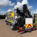 MERCEDES-BENZ ATEGO 816 POLE CARRIER CRANE