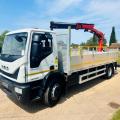 IVECO EUROCARGO 180E25 DROPSIDE CRANE