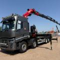 RENAULT C460 8X2 FLAT CRANE