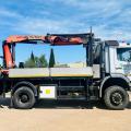 MERCEDES-BENZ ATEGO 1823 4X4 DROPSIDE CRANE