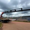 SCANIA R450 8X2 FLAT CRANE