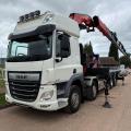 DAF CF 450 8X2 FLAT CRANE