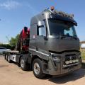 RENAULT C460 8X2 FLAT CRANE D/BAR