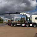 DAF CF 460 8X2 FLAT CRANE D/BAR